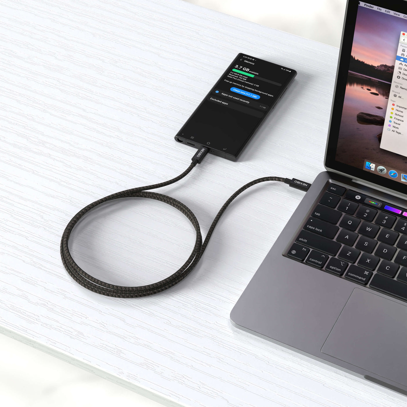 usb c naar usb c kabel