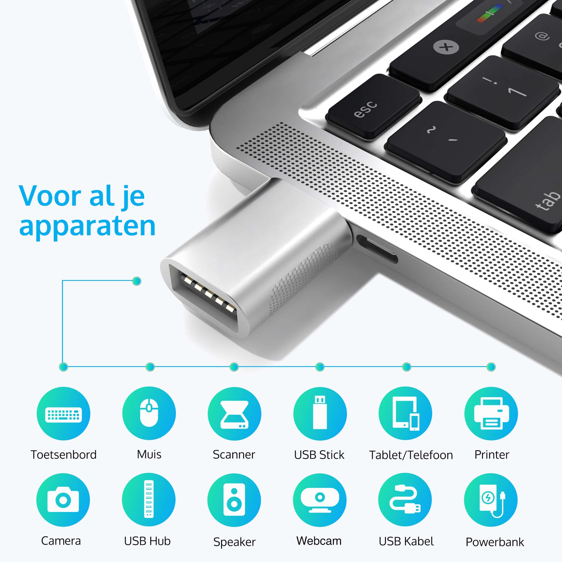 usb c naar usb