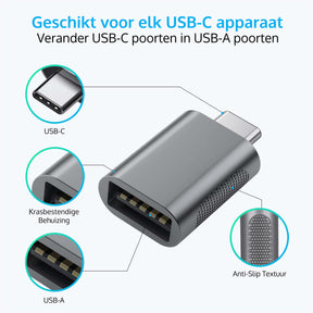 usb c naar usb a adapter